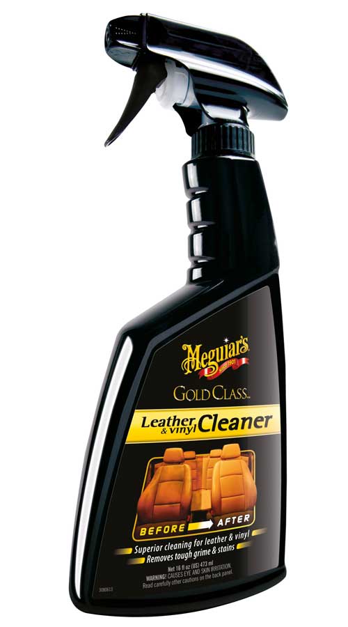 Meguiar's G18516EU Gold Class Leather und Vinyl Cleaner Lederreiniger, 473ml - ATU