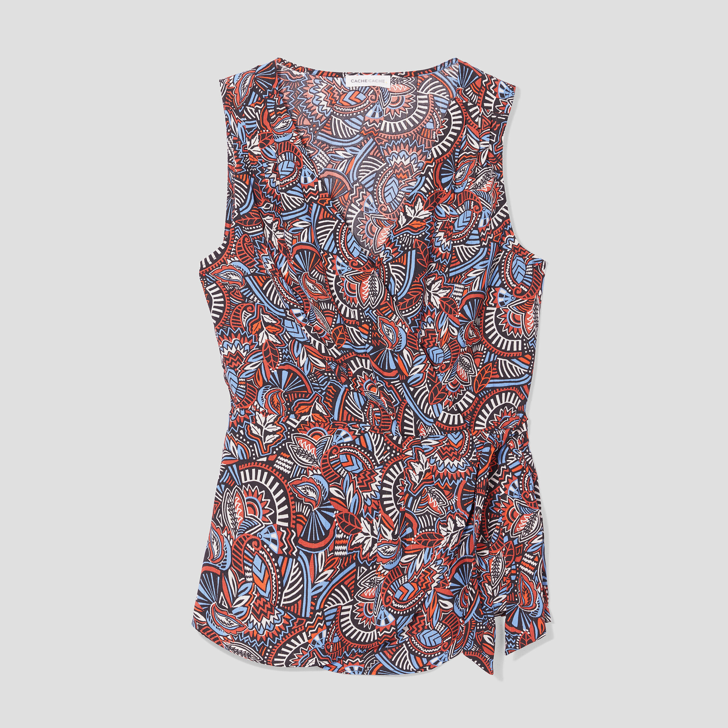 Blouse sans manches noir femme | Cache Cache
