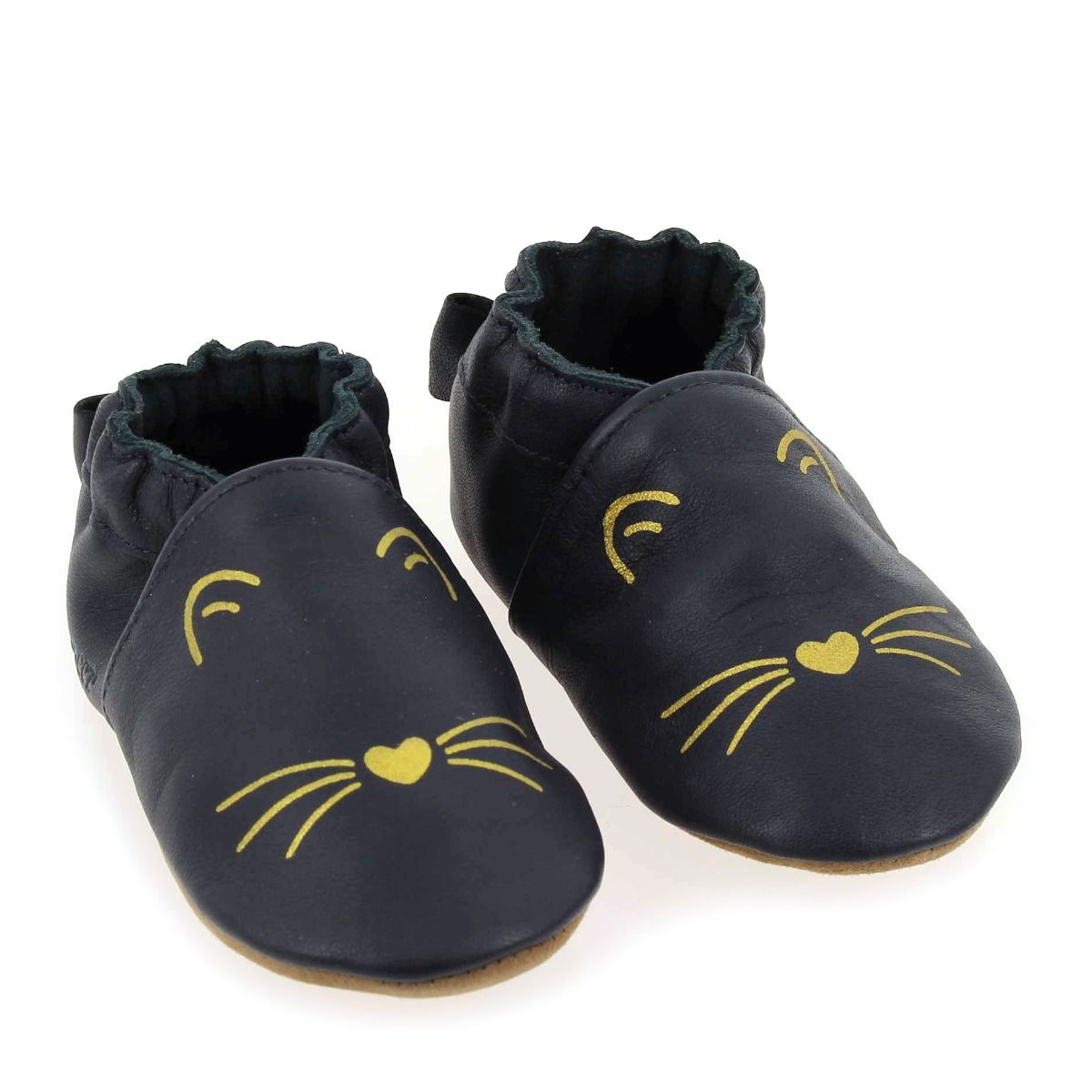 Robeez  GOLDY CAT - Marine Jaune