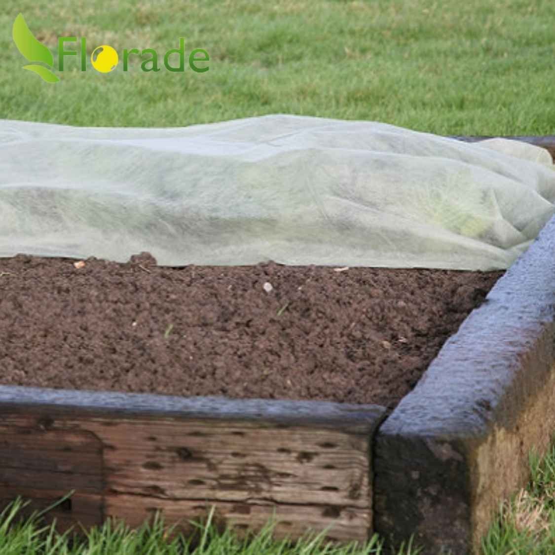 Florade Winterschutzvlies Wintervlies - Thermovlies - Winter Pflanzenschutz - Frostschutz, 19g/m² - 1,6m x 1m