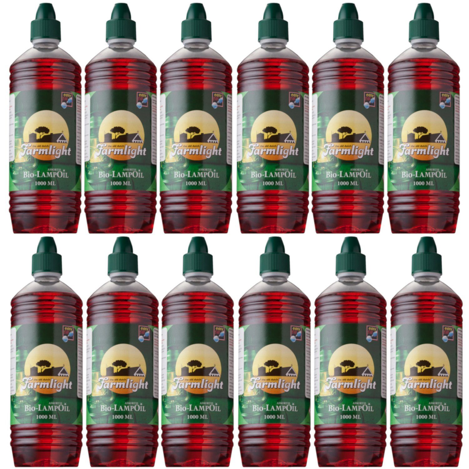 Moritz Lampenöl 12 Liter Bio Lampenöl rot, 8,4 kg, für Bambusfackeln, Gartenfackeln, Öllampen Outdoor Zubehör