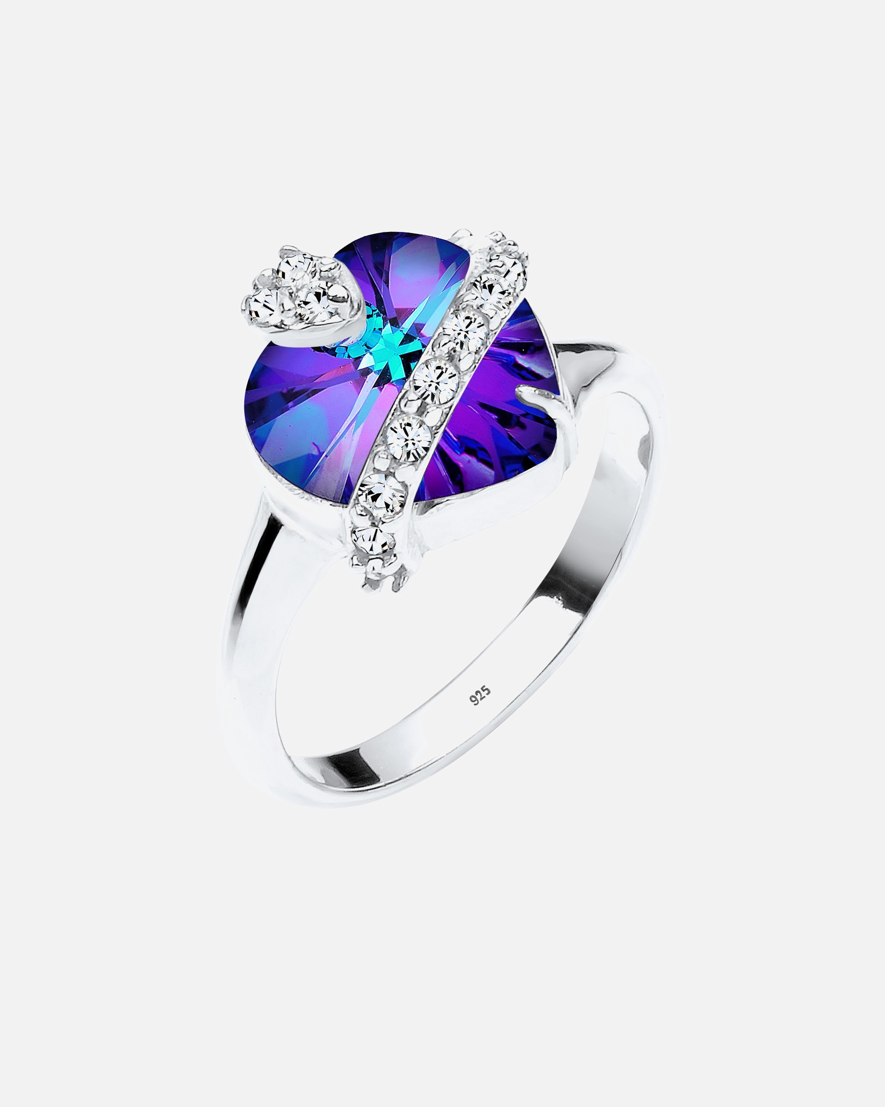 Orecchini a forma di cuore da donna Elli in argento sterling 925