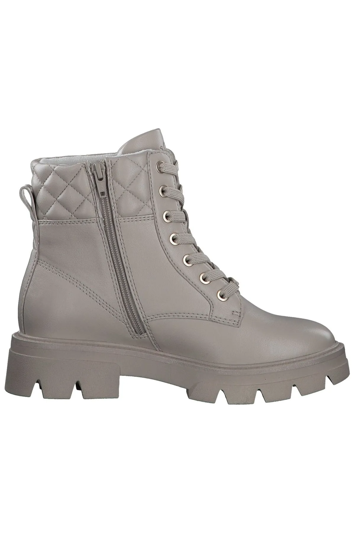 s.Oliver  Stiefelette - Beige - Blockabsatz