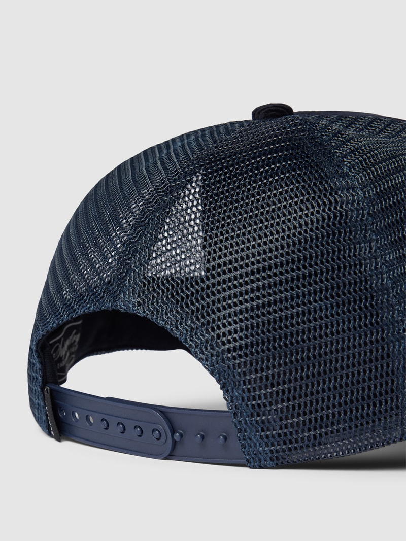 Cap mit Label-Patch Modell 'VINTAGE' in marineblau