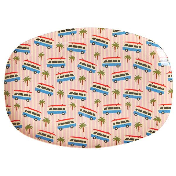 Rice - Melamine Rectangular Plate - Teller