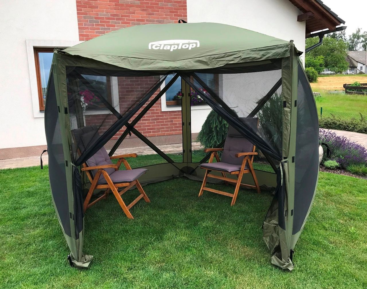 Claptop Schnell aufbaubarer Faltpavillon ClapTop 500