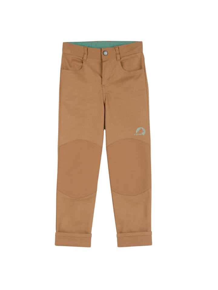 finkid Hose mit Knieverstärkung Kuulu Canvas in Hellbraun günstig kaufen