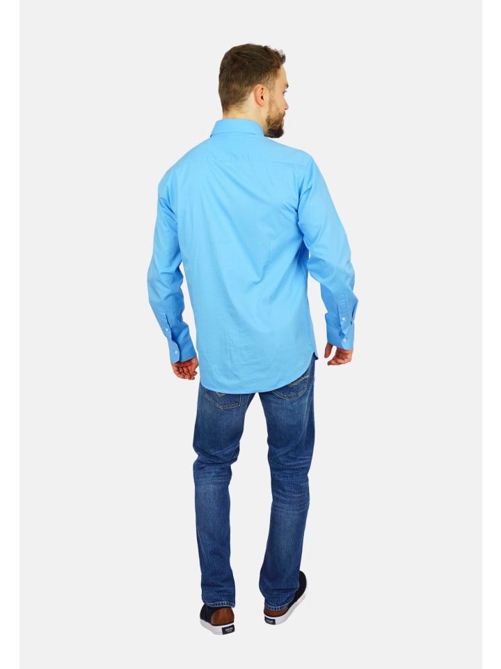 U.S. Polo Assn. Hemd in blau günstig kaufen