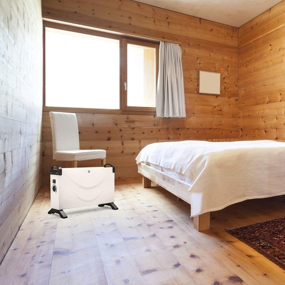 JUNG Konvektor HOTSE Heizung Elektro Mobil, Konvektor Konvektorheizung Elektroheizung, 2000 W, Energiesparend, Heizgerät, Elektrische Heizung Wohnzimmer Heizlüfter