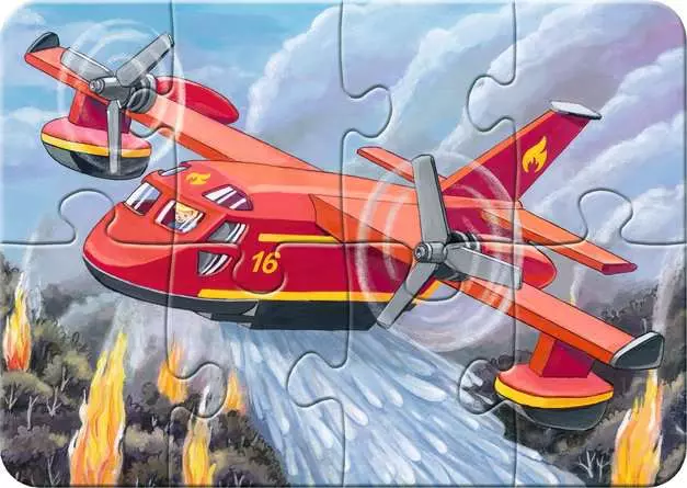 Kinderpuzzle ab 2 Jahren - Meine Einsatzfahrzeuge - 2 + 4 + 6 + 8 Teile