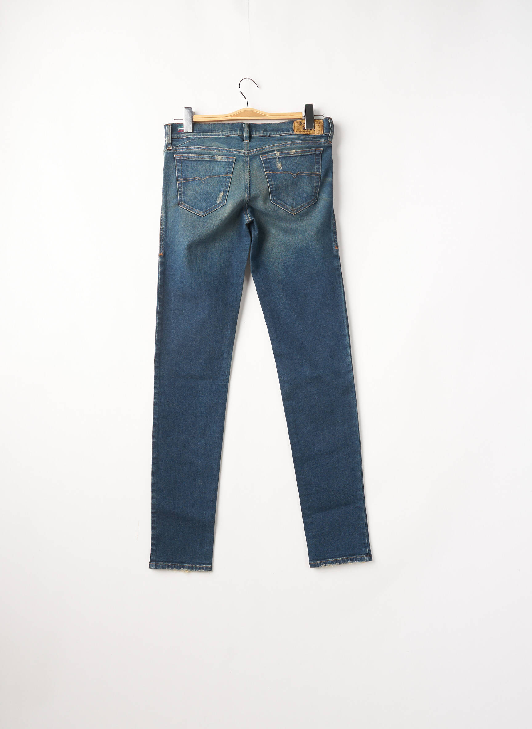 Diesel Jeans Skinny Femme couleur bleu