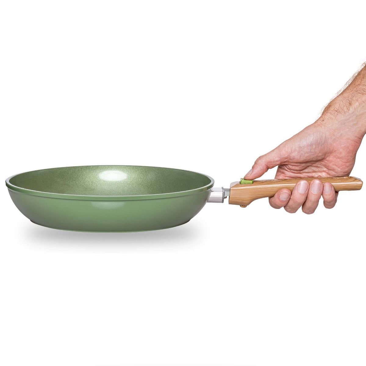 Just Vegan Eco 28 cm Bratpfanne mit abnehmbarem Griff