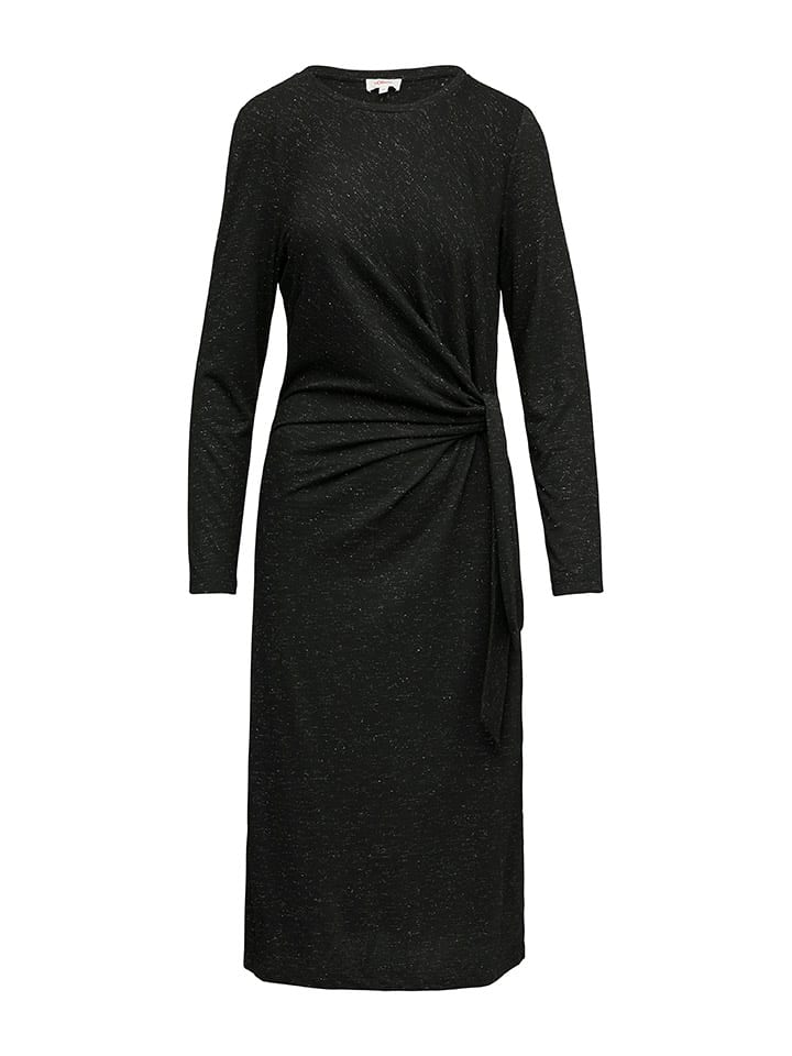 comma Kleid in Schwarz günstig kaufen