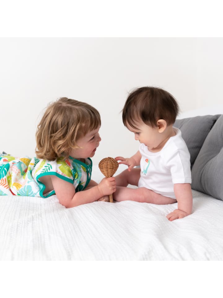 Schlummersack Bio Baby-Bodys kurzarm 5er-Pack in Grün günstig kaufen