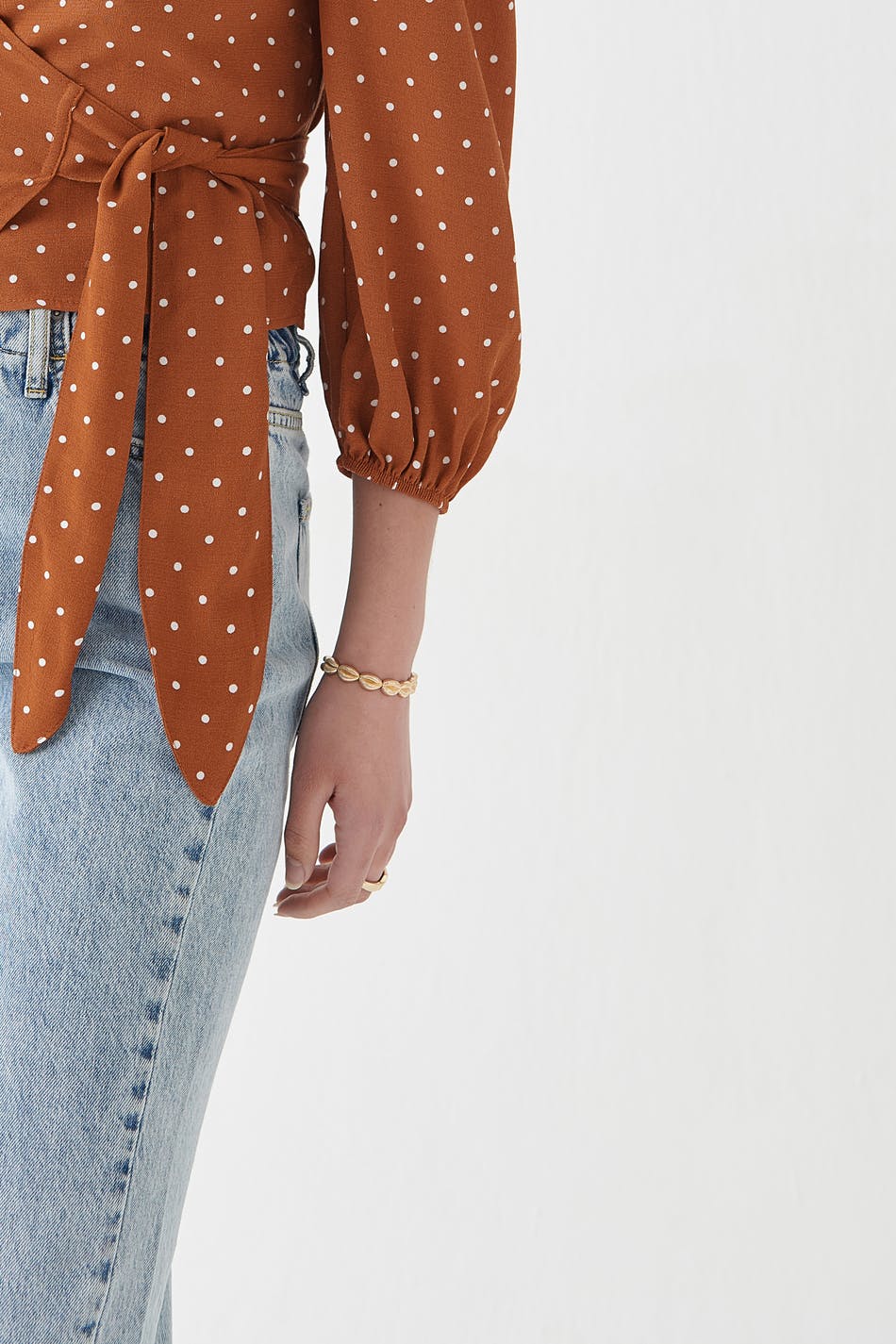 Beata wrap top