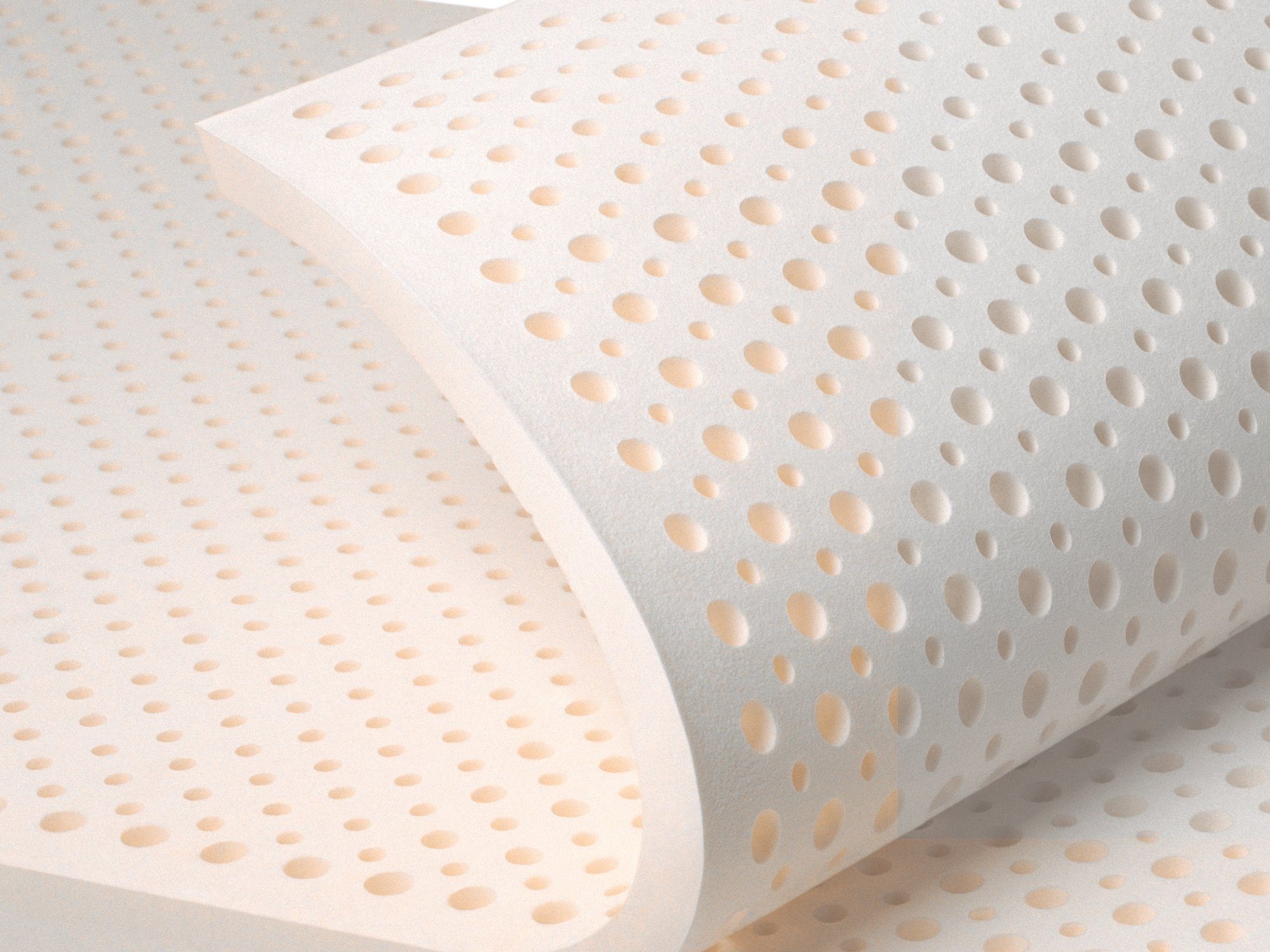 Matratzenauflage Latex Topper - Matratzenauflage für Boxspringsbett RG 65 Letti Moderni, Made in EU, 100% Latex