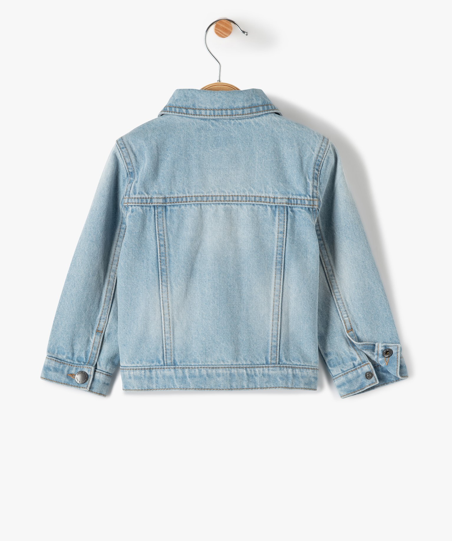 Veste en jean bébé Garçon coloris délavé stone | GEMO
