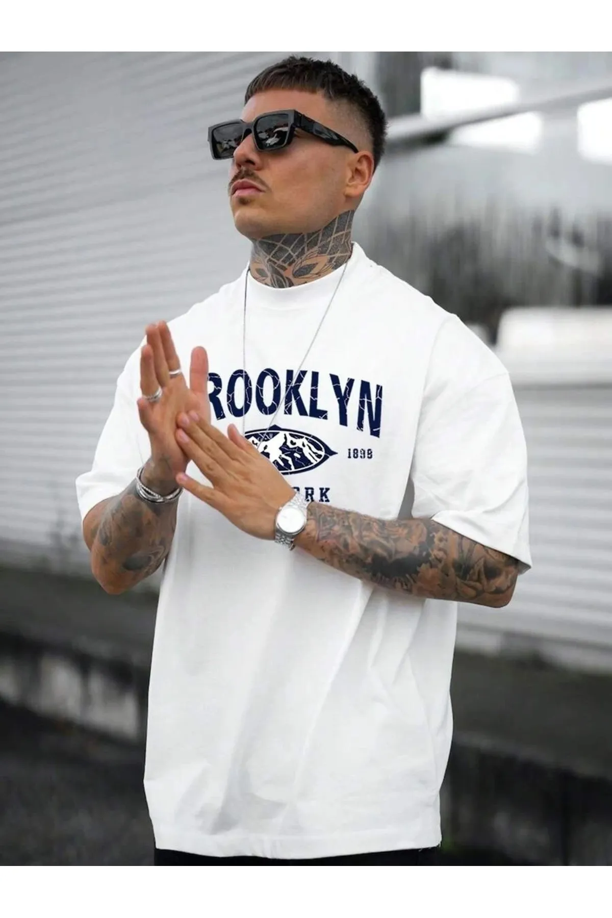 MOONBULL  T-Shirt - Weiß - Regular Fit