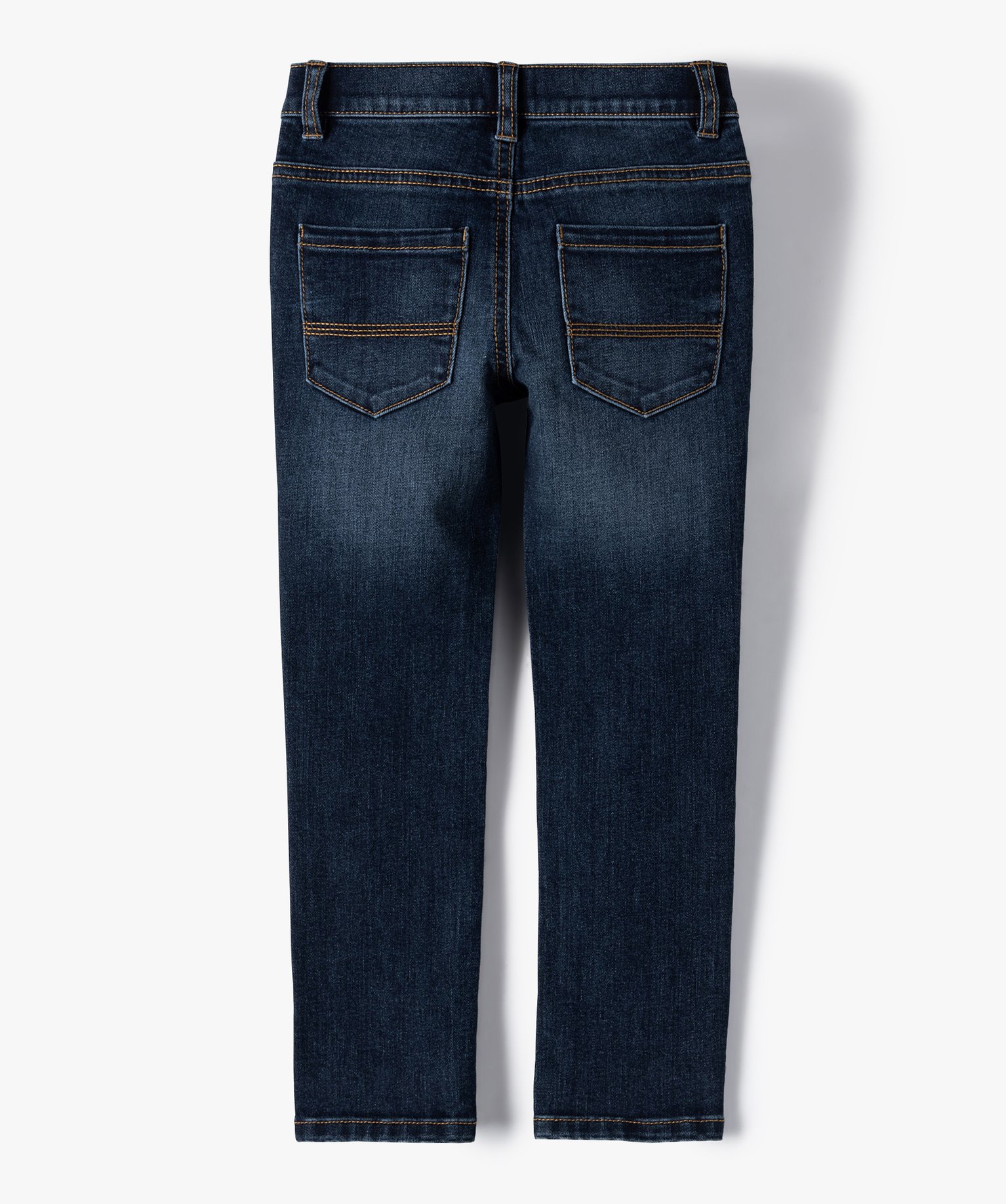 Jean Garçon coupe Slim contenant du polyester recyclé stone | GEMO