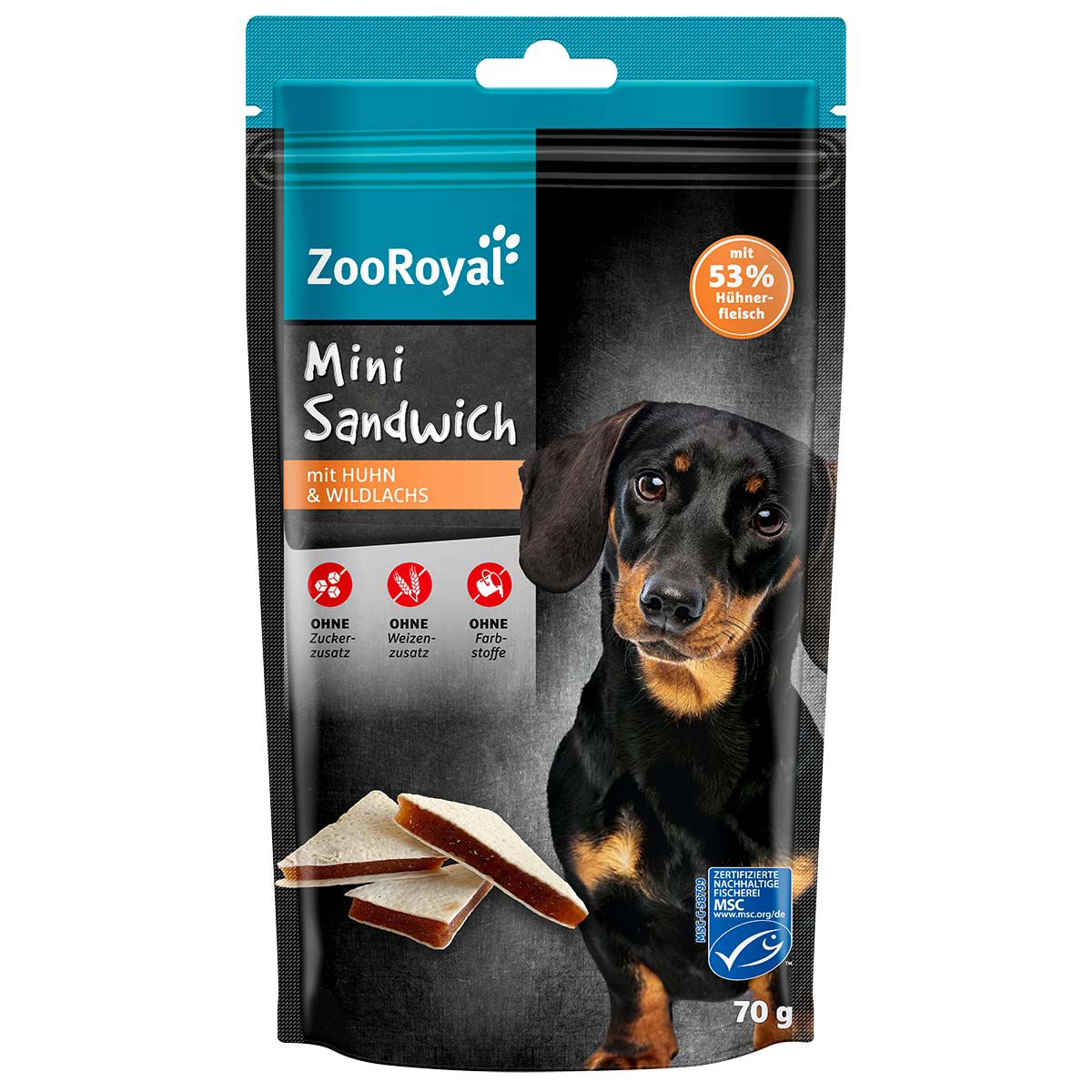 ZooRoyal Mini Sandwich mit Huhn & Wildlachs kaufen