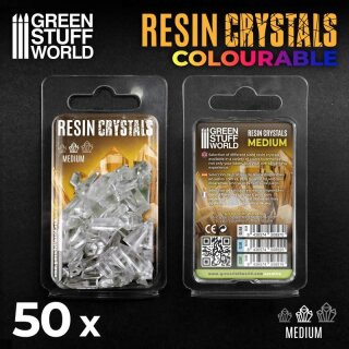 Resinkristalle - Clear (Mittel)