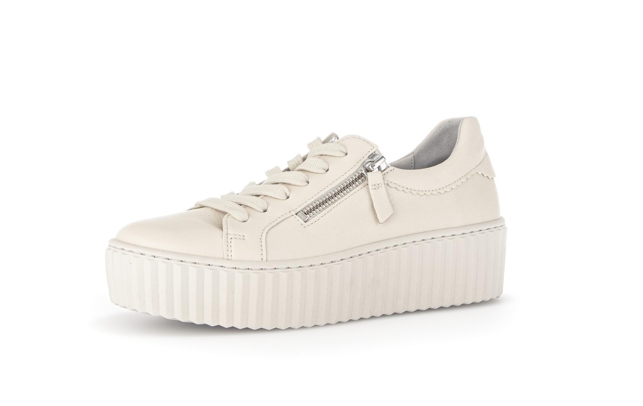 GABOR Freizeit Schnürer beige Gabor Fashion Sneaker low 43.200.22 beig