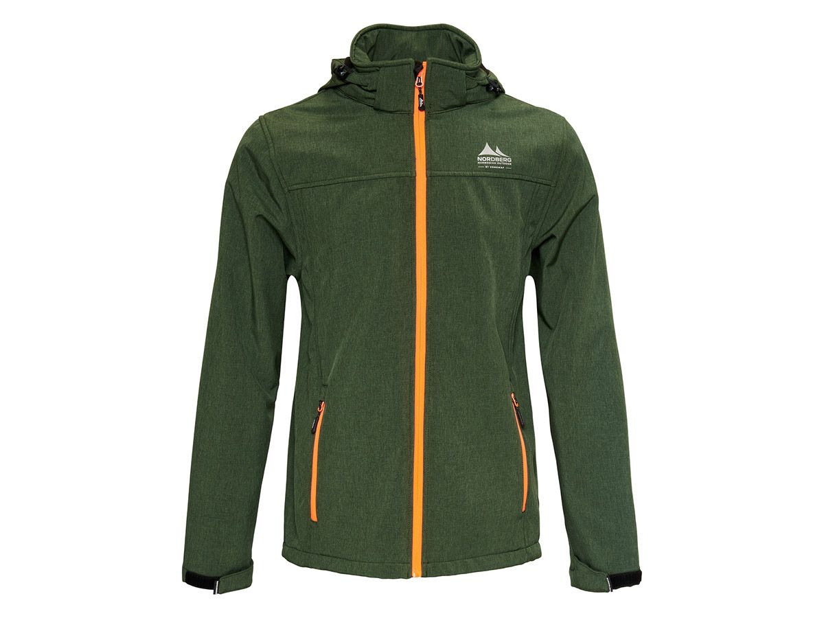 Nordberg Mats Green Melange Herren Softshelljacke