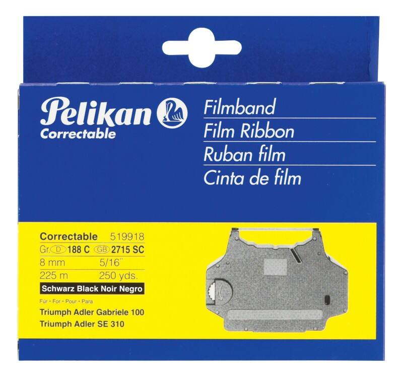 Pelikan Korrekturband für Schreibmaschinen Correctable Gruppe 188C 14 x 2,2 x 13,6 cm Schwarz