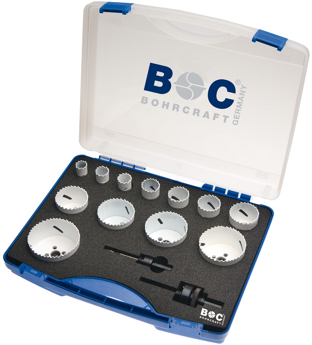 Bohrcraft 19011330014 Gatzagenset HSSE-Co RLS14-E 14 dlg 19 - 76 mm