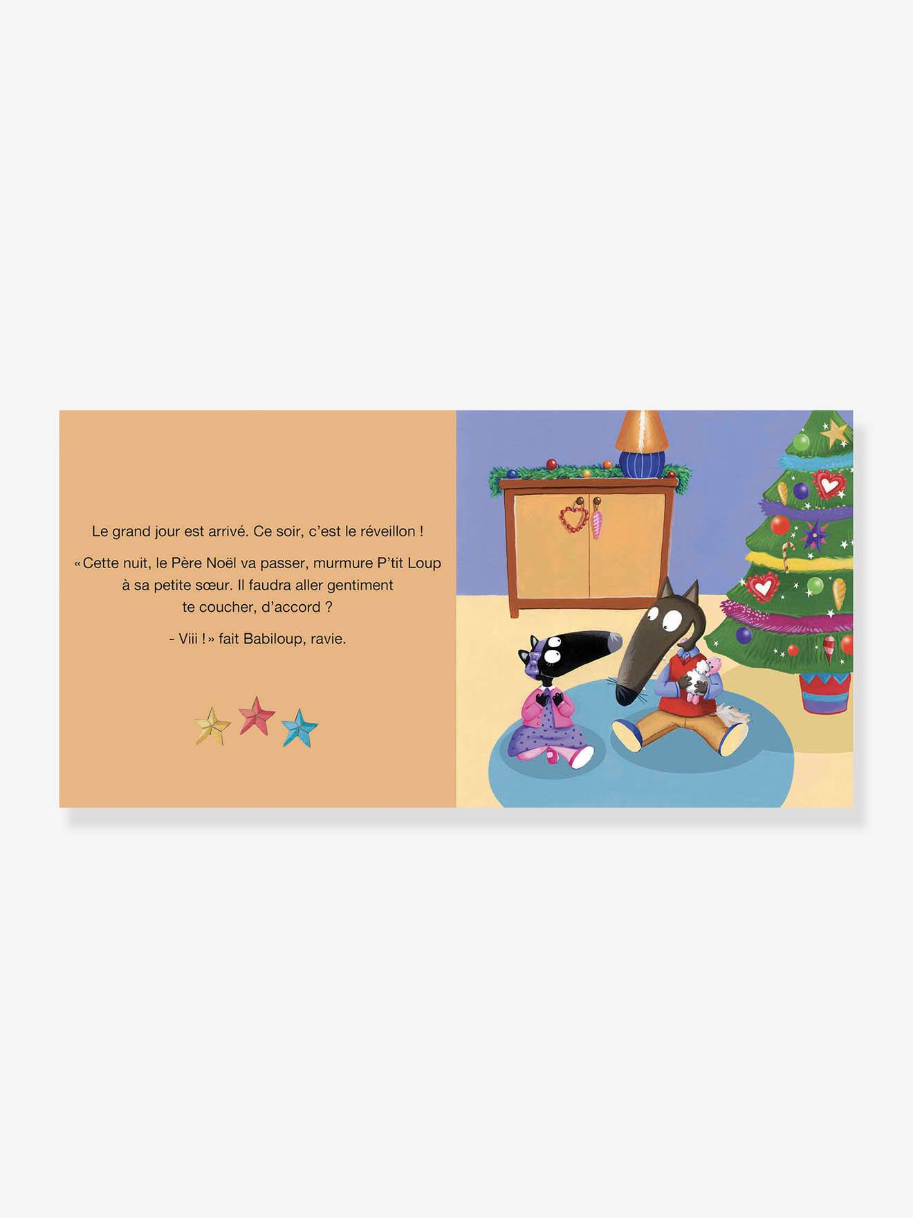 Livre P'tit Loup attend le Père Noël
