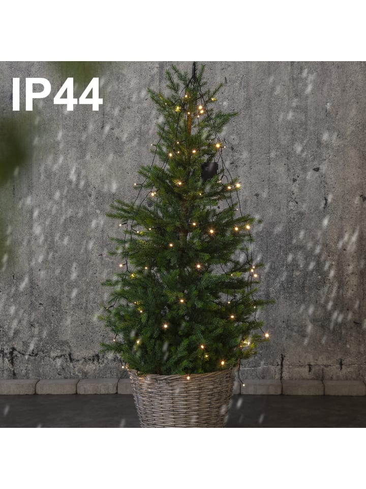 STAR Trading LED Baummantel Lichterkette ,Akku', warmweiß, 140cm (64 Leds, Batterie günstig kaufen onesize
