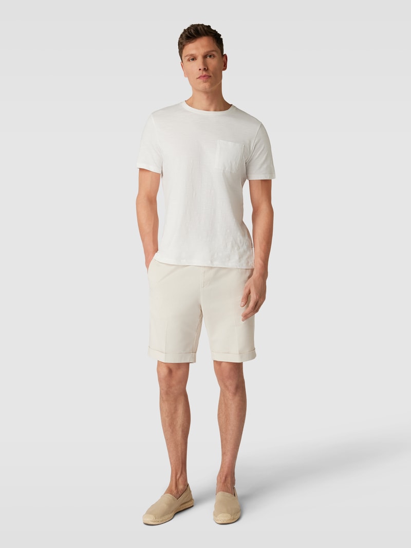 Espadrilles mit Label-Stitching Modell 'CEVIO' in beige