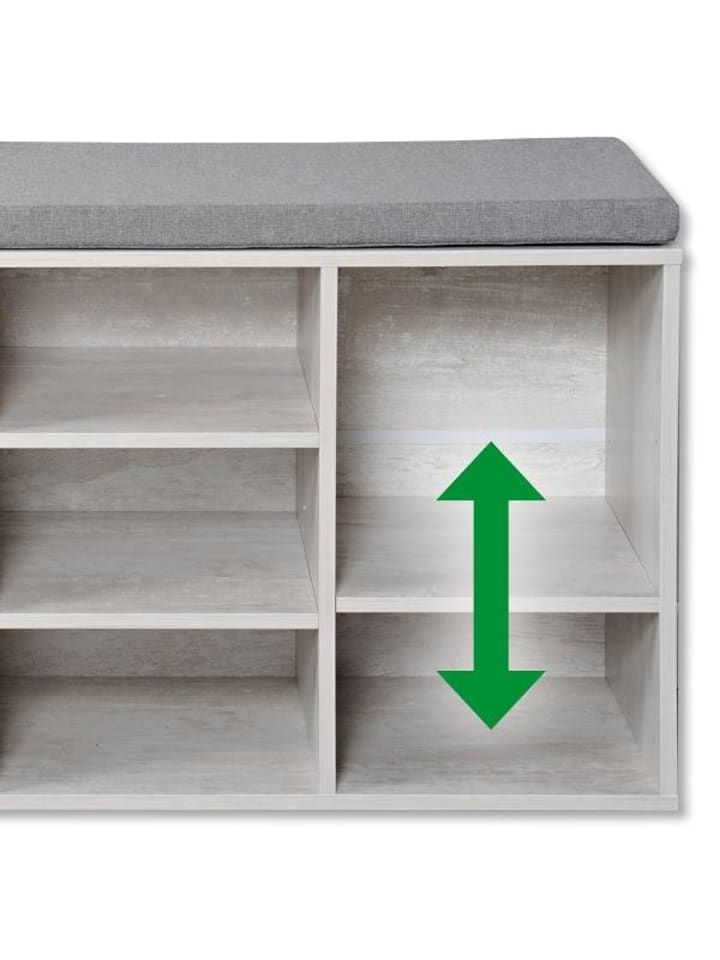 Kesper Schuhregal in grau günstig kaufen onesize