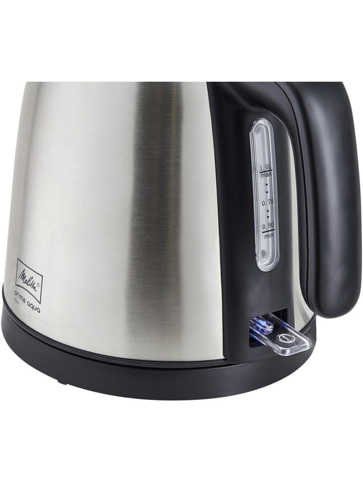Melitta Wasserkocher Prime Aqua mini 1018-01 in silber günstig kaufen onesize