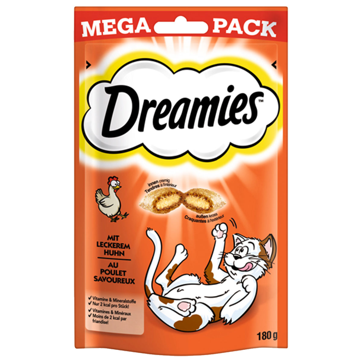 Dreamies Katzensnack Mega Pack mit Huhn 180g kaufen