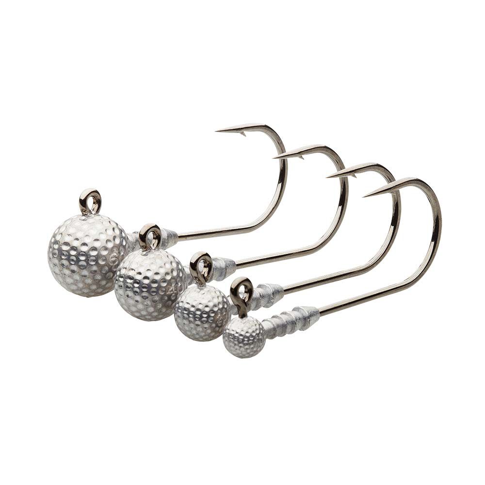 Pakke med 20 Madcat golfballjigghoder 8/0 naturlige