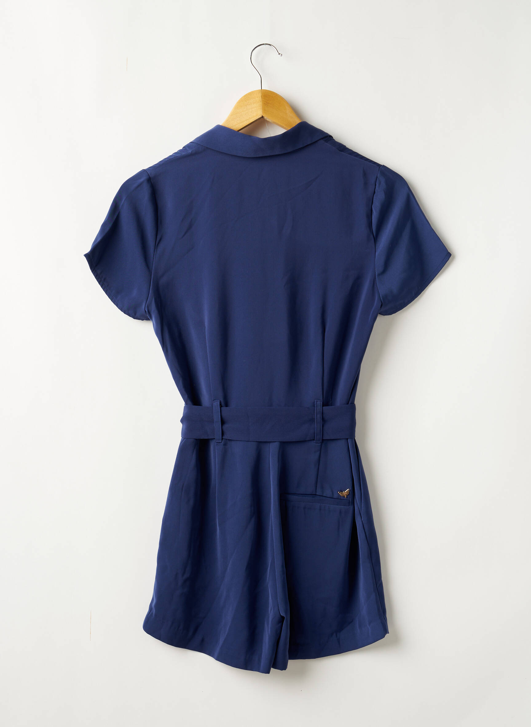 Les P Tites Bombes Combi Shorts Femme couleur bleu