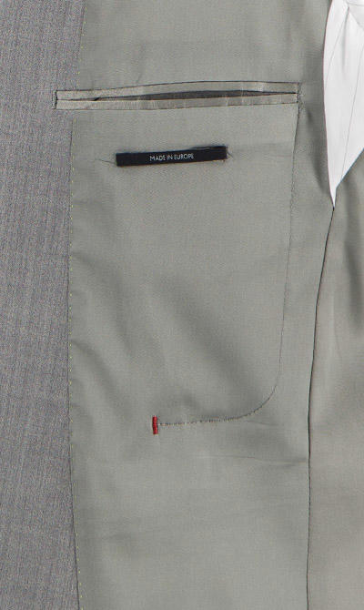 CINQUE, Anzug mit Weste, Super Slim, Schurwoll-Stretch, grau meliert