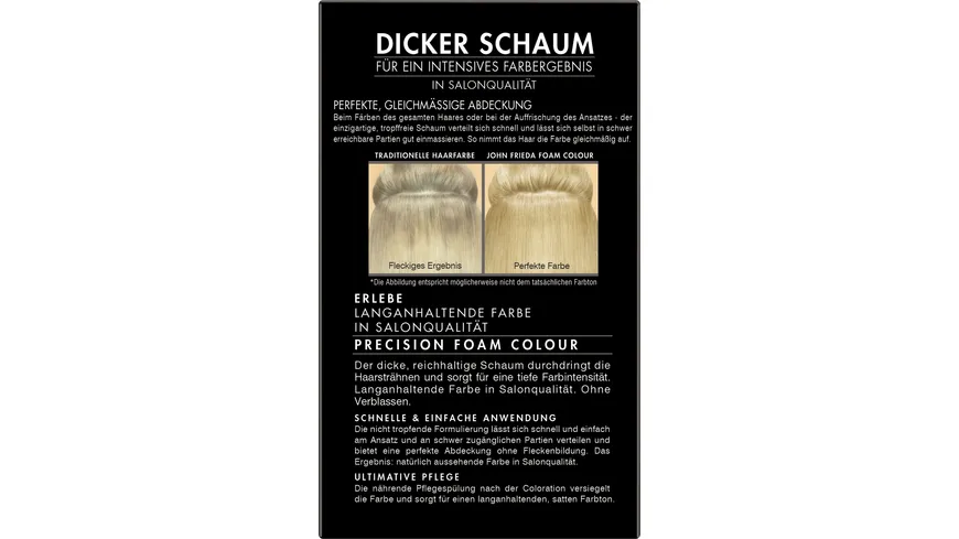 JOHN FRIEDA Precision Foam Colour 10N - extra light naturale blonde