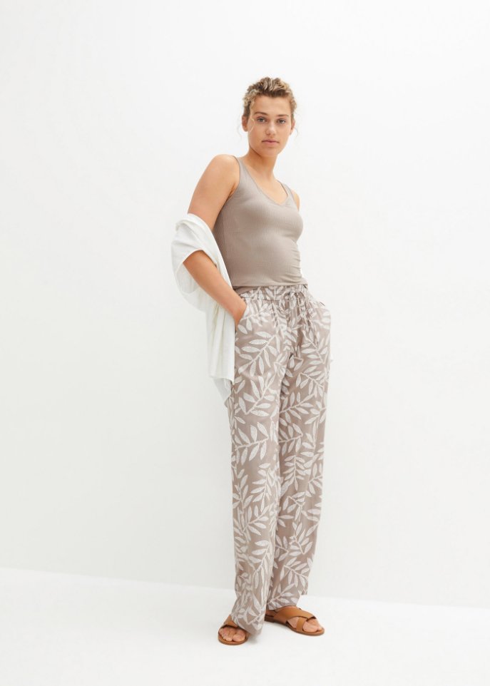 Bedruckte Palazzo-Hose