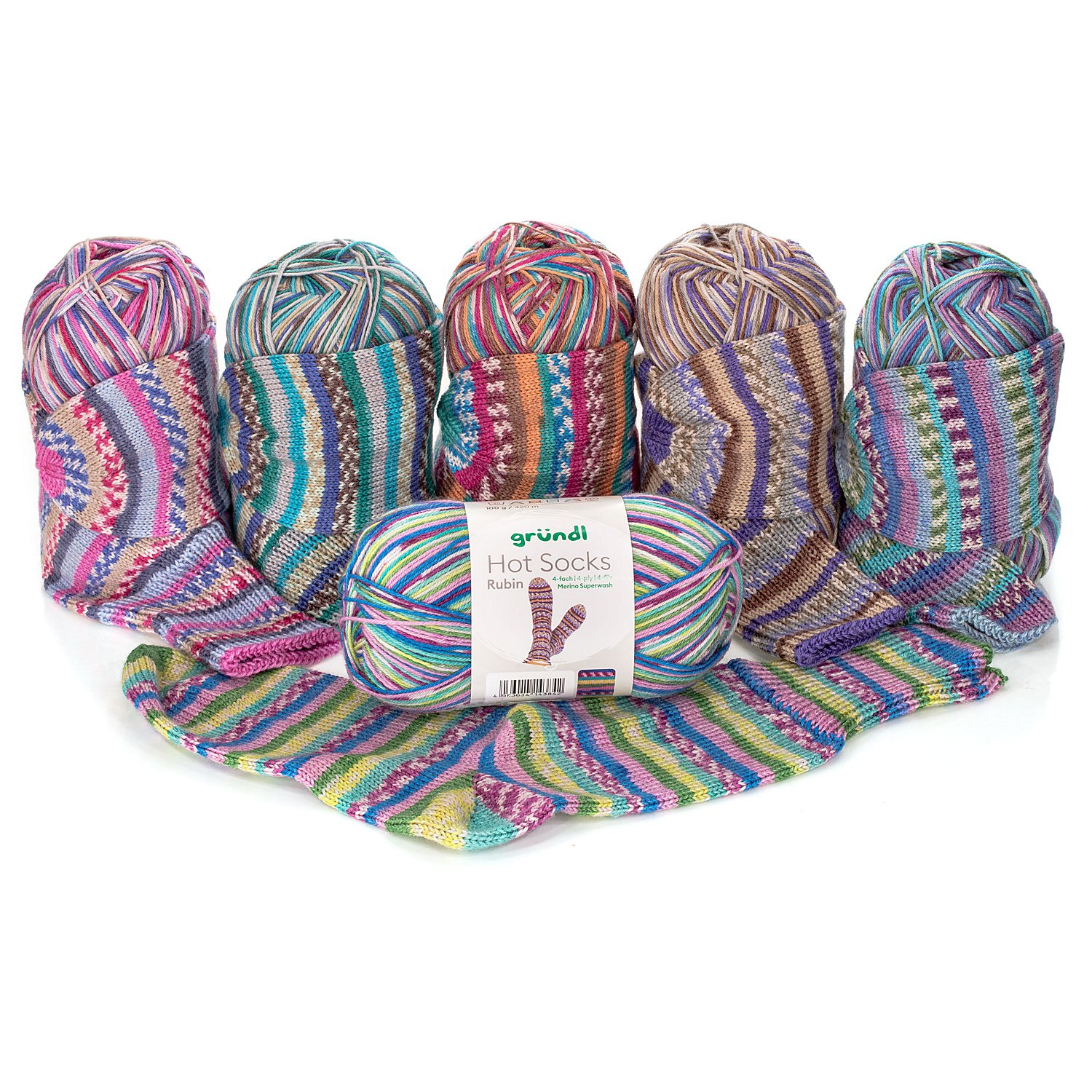 gründl Sockenwolle Hot Socks 