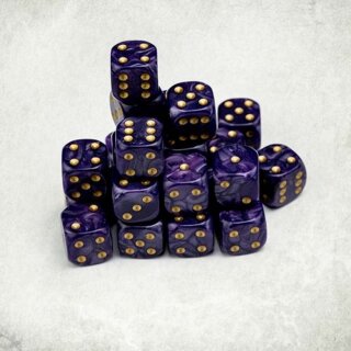 Pearl Battle Dice 25x Alien Violet 12mm