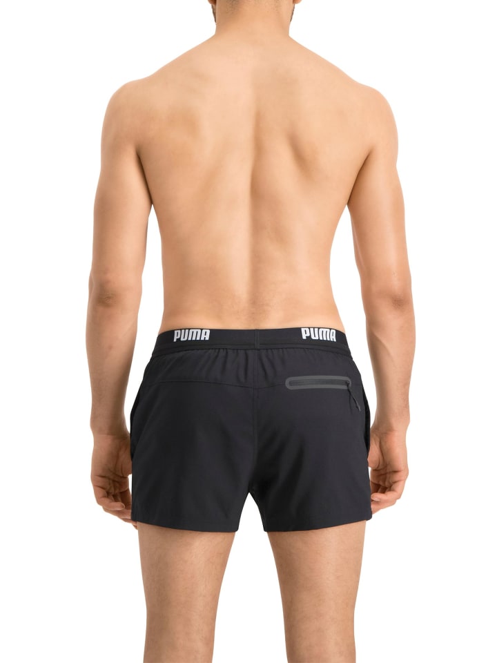 Puma Badehose PUMA SWIM MEN LOGO SHORT in Black günstig kaufen