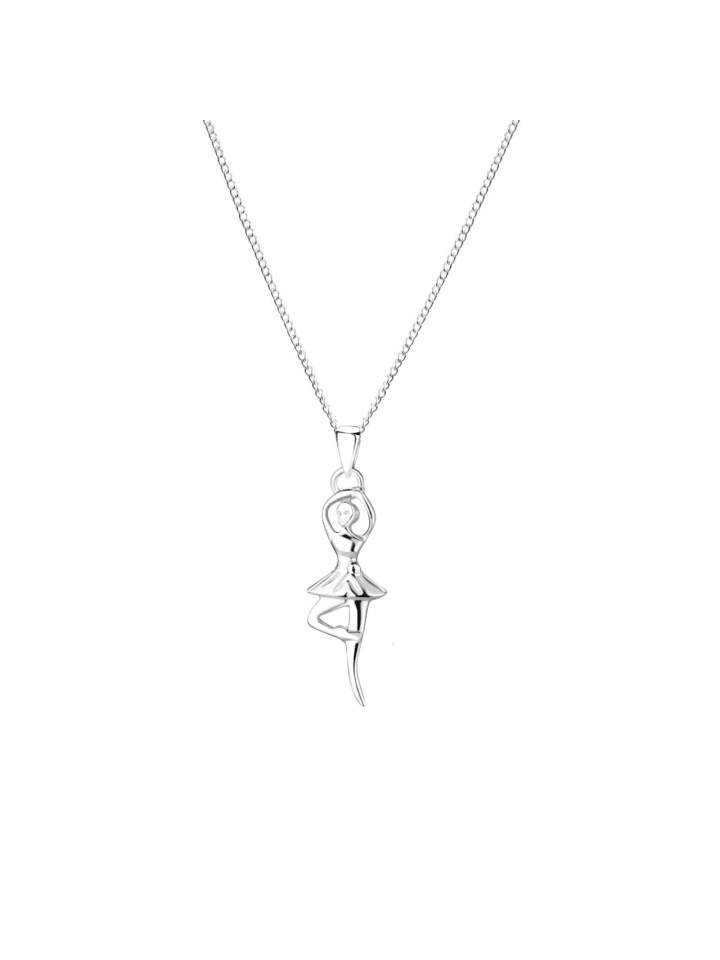 Alexander York Kette mit Anhänger BALLERINA in 925 Sterling Silber, 2-tlg. günstig kaufen onesize