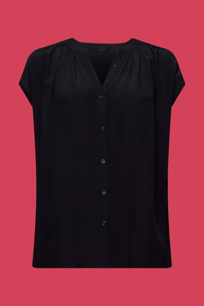 Bluse mit geknöpfter Front