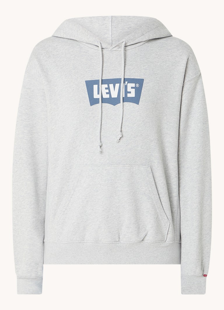 Felpa con cappuccio Levi's con logo stampato