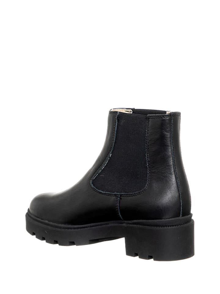 Patrizia Pepe Leder-Chelsea-Boots in Schwarz günstig kaufen