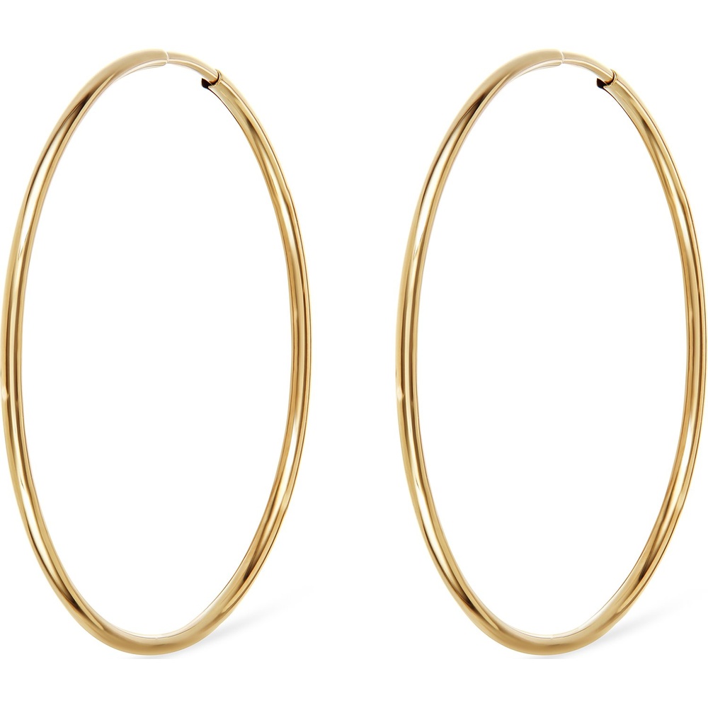 FAVS Créoles 375 Or jaune Boucles d'oreilles