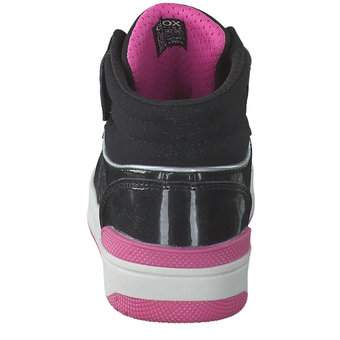Geox J Washiba Girl Sneaker High in schwarz