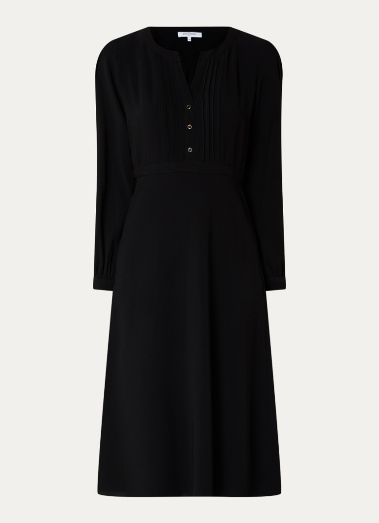 Abito tunica midi Solange di Gerard Darel con maniche a sbuffo